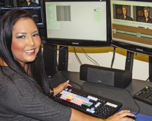 Native American intern Shawna Begay's film on the dropout crisis is "a springboard to do several other projects with her and the Native community," said Lee Solonche of Vegas PBS. (Photo: Vegas PBS)