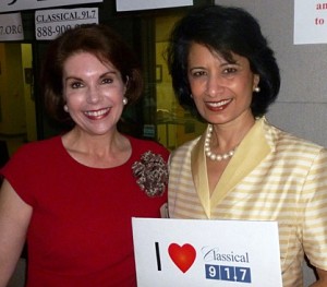 Lisa Trapani Shumate and Renu Khator