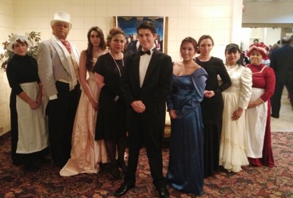 The styles at KMBH's screening in Harlingen, Texas, featured high fashion as well as servants' wear. (Photo: KMBH)