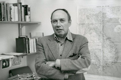 Karnow in 1983 at WGBH in Boston. (Photo: WGBH)