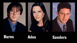 Producers Burns and Ades, co-writer Sanders