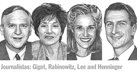 WSJ-style headshots of Gigot and other Journal regulars