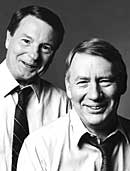 Jim Lehrer and Robert MacNeil